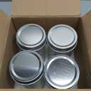 12 oz/350 ml Clear Glass Storage Canister with Airtight Lid, 4 Pack Cute Decorative Mason Container Jar for Salad, Overnight Oats, Snacks, Yogurt, Cereal, Fruit, Spice, Sugar, Coffee