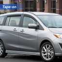 Window Visors Rain Guards Shield for 2006-2015 Mazda 5, Out-Channel Window Vent Wind Deflectors Visors Shades for 06-15 Mazda 5