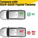 Custom Fit Trunk Mat for 2024 2025 Toyota Tacoma 5FT Bed