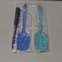 Heat Resistant Silicone Spatula Set: U-Taste 600F High Temp Seamless Food Grade Food Grade Flexible Rubber Silicon Kitchen Cooking Mixing Baking Scraper for Nonstick Cookware Set of 4 (Midnight Blue)