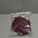 Ekouaer Womens Nursing/Delivery/Labor/Hospital Nightdress Short Sleeve Maternity Nightgown with Button S-XXL (Dark Red)