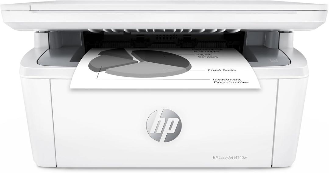 HP LaserJet MFP M140w Wireless Black & White Printer, Print, scan, copy, Fast speeds, Easy setup, Mobile printing, Best-for-small teams