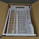 REALINN Under Sink Organizer, Pull Out Cabinet Organizer 2 Tier Slide Out Sink Shelf Cabinet Storage Shelves, Under Sink Storage for Kitchen Bathroom Cabinet, White, 1 Pack