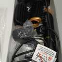 6 in 1 Hair Dryer Brush, Foldable Blow Dryer Brush with Wrap Curler, Detachable Air Hair Styler Curling, Drying,Volumizing, Straightening (Black)