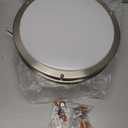 36W LED Ceiling Lights 3600lm Super Bright, Dimmable Flush Mount Light Fixtures 6500K/5000K/4000K/3000K/2700K Adjusted Modern Ceiling Lights 2PACK, 13 Inch Ceiling Lamps for Bedroom Kitchen, Nickle