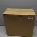 MOPALL Dog Proof TrashCan with Lid, 3.3 Gallon Slim Bathroom Garbage Bin with InnerBucket, Fits Standard 4 Gallon Bags, Odor Sealing Diaper Pail for Nursery, Modern White Waste Basket, 6.9" Wide