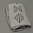 jinchan Boho Kitchen Curtain Linen Tier Curtain Bohemian Cafe 24 Inch Geometric Striped Small Window Drape Light Filtering Farmhouse Country Rustic for Bathroom RV 1 Panel Black on Beige