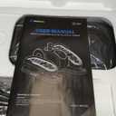 MERACH Under Desk Elliptical Machine, Leg Exerciser While Sitting for Seniors with 12-Speeds & Remote Control, Quiet Portable Electric Seated Pedal Exerciser Machine for Home Office