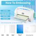 2pcs 2mm Thickness Transparent Acrylic Cutting Pads, Replaceable Die Cutting Plates for 9 inch Opening Die Cutting and Embossing Machine(8.7''x 12.6'')