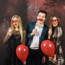 2 x Halloween Bloody Party Decorations Photo Booth Props Scary Halloween Decorations Photo Booth Props Scary Horror Birthday Party Photo Booth Kits