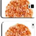 Aerial closeup of pink himalayan salt cell phone cover case Samsung S5