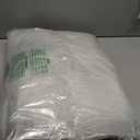 WOVTE 10x20 FT Clear Tarp Heavy Duty Waterproof, Clear Tarps with Grommets, Clear Plastic Tarp with Reinforced Edge for Patio, Garden, Greenhouse, Chicken Coop-Transparent Tarpulin