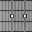 DC150 18 Inch Cast Iron Cooking Grates for Charbroil Performance 4 Burner 463376519, Replacment for Char-Broil Grill 463376319, 463375619, G470-0003-W1, G470-0002-W1,G321-0005-W1