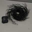 7 Ft Halloween Decorations Willow Vine Twig Garland with 8 Modes Timer 63 LED Orange Lights, Halloween Garland with Waterproof Battery Operated for Wall Fireplace Decorations Indoor Outdoor