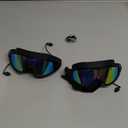 Rantizon Swim Goggles 2 Pack, Wide View Anti Fog&UV Swimming Goggles for Audlt, No Leaking Swim Glasses for Men Women Kids (Large for Adults, Aqua & Birght Rose)