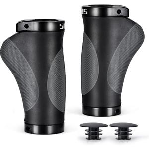 Prunus Bike Grips Rubber Ergonomic Antislip Handlebar Grips for MTB Bicycle Mountain