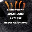 Everyday Men's and Women's High Performance Classic Hiking Elastic Socks (Large, Black)