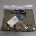 NORTHYARD Men's Cotton Shirts Heavyweight Short Sleeve Casual T-Shirts with Chest Pocket Work Wear (Green, S)