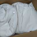 Utopia Bedding Comforter Duvet Insert, Quilted Comforter with Corner Tabs, Box Stitched Down Alternative Comforters Twin Size (White) (Twin (Pack of 1))