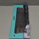 Logitech K400 Plus Wireless Touch TV Keyboard with Easy Media Control and Built-in Touchpad, HTPC Keyboard for PC-Connected TV, Windows, Android, ChromeOS, Laptop, Tablet - Black