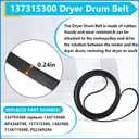 Dryer Repair Kit Compatible with electrolux and frigidaire Includes 137315300 Dryer Belt(1pc), 134715900 Drum Support Wheel(4pcs) and 134793500 Idler Pulley(1pc), 131601000 spring idler (1pc)