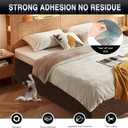 2Pack Total 78.7"x15.8" Cat Scratch Mat for Cat Couch Furniture and Wall Protector | Trimmable Self-Adhesive Carpet Climb Cat Scratcher for Covering Cat Tower and Replacement Pads (Brown)