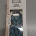 BIBS Pacifiers Colour Collection | Natural Rubber Baby Pacifier | Round Nipple | Set of 2 BPA-Free Soothers | Made in Denmark | 6+ Months (Pack of 2) | Island Sea