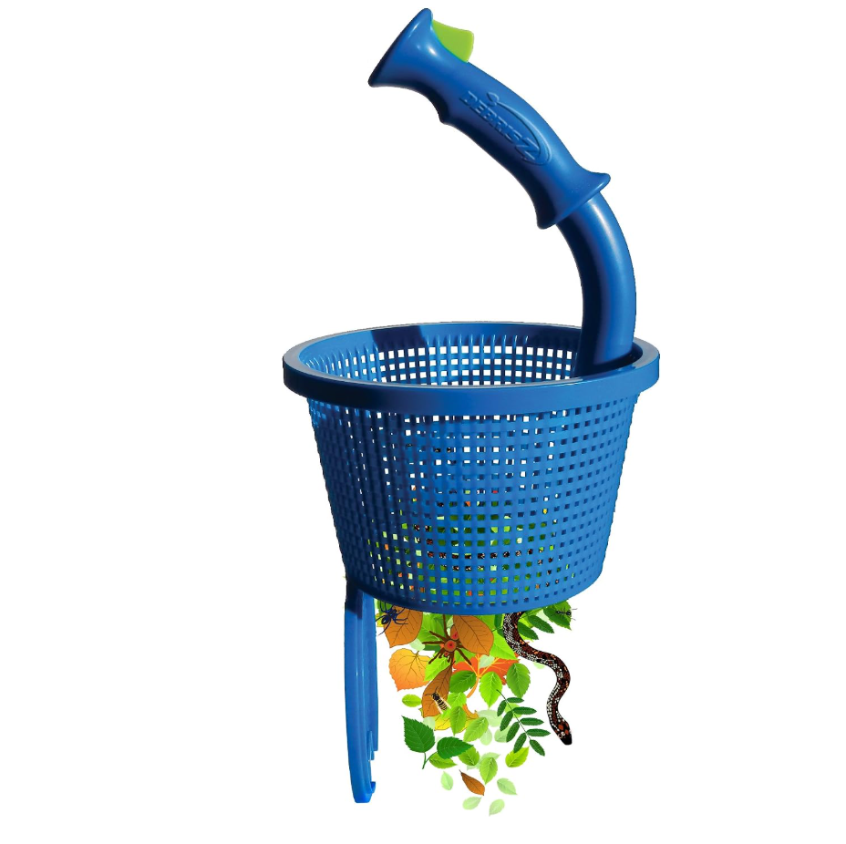 DebrisZ B9 Skimmer Basket for Inground Pool - Patented Handle & Quick Release Empty. New Heavy Duty Design with Greater Strength, Fits Popular U3 Style Pool Skimmers