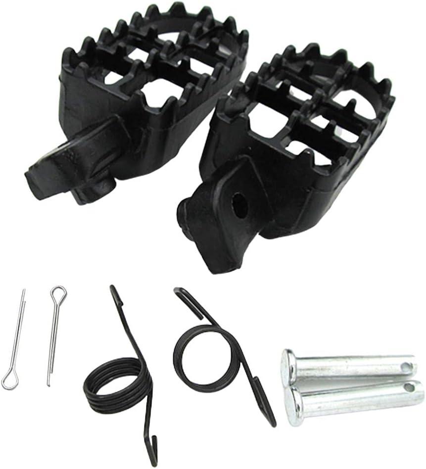 2 Aluminium Foot Pegs for TW200 PW50 PW80 TTR90 TTR90E Dirt Bike