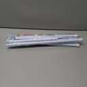 2 x 2PCS Small Tension Curtain Rod 27 to 46 Inch,White Short Curtain Rods No Drilling,Loaded Expandable Spring Curtain Rods for Windows Kitchen,Closet,Cupboard,Door,Bookshelf