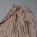 Women's Satin Long Skirt,Fashion Office Lady Elastic Waist Solid Color Skirts XL