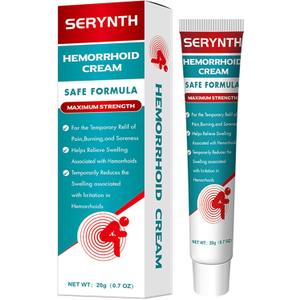 Hemorrhoid Care Cream - Relief for Pain, Itching, Burning & Swelling - Soothes Irritated Skin - 0.7oz (20g)