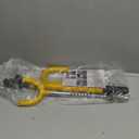 Tevlaphee Steering Wheel Lock - Anti Theft Device with Adjustable Car Wheel Lock, 3 Keys (Yellow)
