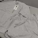 Shorts Sweat Set for Women Cotton Half Zip Short Sleeve Top and Drawstring Shorts - Soft Comfy 2 Piece Lounge Set M