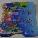 XIYUNTE Baby Bath Mat for Tub Non Slip, 40''x16'' Extra Long Bathtub Mat Non Slip Kids Bath Mat, Safety Kids Bath Tub Mat with Suction Cups and Drain Holes, Machine Washable, Turtle
