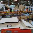 Glass Storage Box with Dividers - Stemware Storage Case, Durable Quilted Microfiber Bin with Carry Handles, Protects Fine China - (2 Pack, Red)