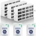 W10311524 AIR1 Refrigerator Air Filter Cartridge Replacement for Whirlpool Kenmore Refrigerator Compatible with Fresh Flow Refrigerator Air Filter, 3 Pack, White