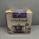 Crock-Pot Large 8-Quart Programmable Slow Cooker with Auto Warm Setting Black Stainless Steel