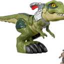 Fisher-Price Imaginext Jurassic World Dinosaur Toy Mega Mouth T. rex Figure Set for Pretend Play Preschool Kids Ages 3+ Years