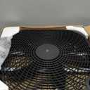 Amazon Basics 3-Speed Box Fan for Bedroom, Portable with Carry Handle, Powerful Airflow, 5 Blades, Lightweight Design, 67 Watts, 20-Inch, Black, 6.8"D x 20.86"W x 21.33"H