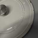 6 QT Dutch Oven Pot with Lid, Enameled Cast Iron Dutch Oven for Bread Making, Braiser, Cooking, Dual Handles, Oven Safe up to 500 F or on Stovetop, Gifts for Family - Off White