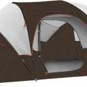 HIKERGARDEN 10 Person Camping Tent - Portable Easy Set Up Family Tent for Camp, Windproof Fabric Dome Tent Outdoor for Hiking, Backpacking, Traveling-14'x11'x74in(H)