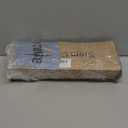 AAGUT 4 Pack 2" Swivel Stem Casters with Brake Lock M8x25mm Stem Caster Heavy Duty PU Rubber Castors, Nuts Included