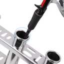 Fishing Rod Holder for Boat, Vertical Wall Mounted Fishing Rod Rack, Stainless Steel Rod Holder for Marine Boat,Fishing Boat, Truck (4 Tubes Upgrade)