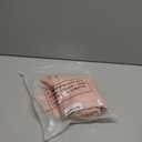 OVZME Blush Pink Sheer Curtains 63 Inches Long 2 Panels - Soft Light Filtering Window Sheer Panels for Living Room/Bedroom, Top Dual Rod Pocket, 1 Pair, Each 42Wx63L Inches