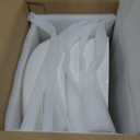 DOWAN 8.5" Pasta Bowls, 32oz Salad Bowls Set of 6, Natural White Ceramic Serving Bowls, Porcelain Plate Bowl Serving Dish Shallow Bowls Set for Kitchen, Microwave Dishwasher Safe