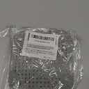 2 Pack Hair Drain Catcher, Square Drain Cover for Shower Silicone Hair Stopper with Suction Cup, Easy to Install Suit for Bathroom, Bathtub, Kitchen (Sliver Grey)