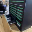 13-Drawers Rolling Tool Cart with Wood Worktop,Brake Casters,Lock & Key,Heavy-Duty Steel Tool Cabinet Storage, for Home,Garbge or Workshop Use