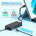 New Surface Thunderbolt 4 Dock Triple Displays 4K@60Hz HDMI+USB C+DP Compatible Surface Pro 12/11/10/9/8/X/7+/7, Surface Laptop 7/6/5/4/3, Surface Go 4/3/2/1, Surface Laptop Go 3/2/1, Surface Book 3/2