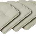 Non-Slip Chair Cushions, Assembled in USA, U-Shaped Skid-Proof Seat Pads for Dining Room, Kitchen, Office, 15"x16" (4 Pack)